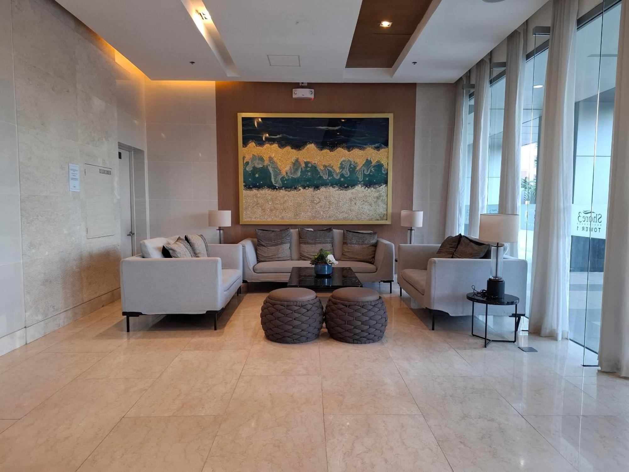 Shore 1 & 3 Residences Moa 1Br With Balcony By Darpm Manila Exterior photo